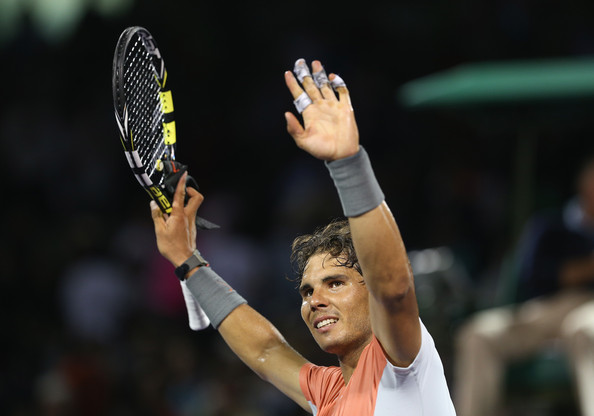 Nadal vs Hewitt ATP Miami 2014 2R Photo