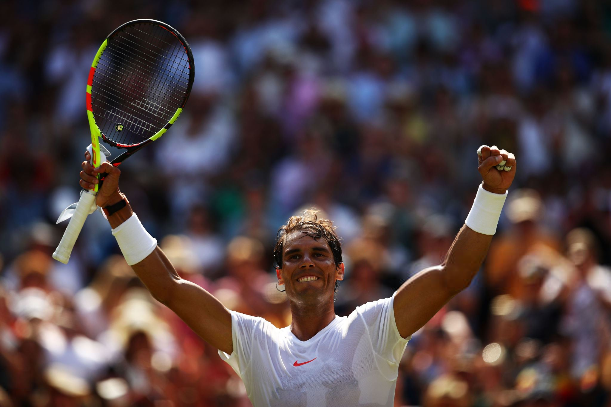 PHOTOS: Rafael Nadal beats Alex De Minaur to advance at 2018 Wimbledon – Rafael ...